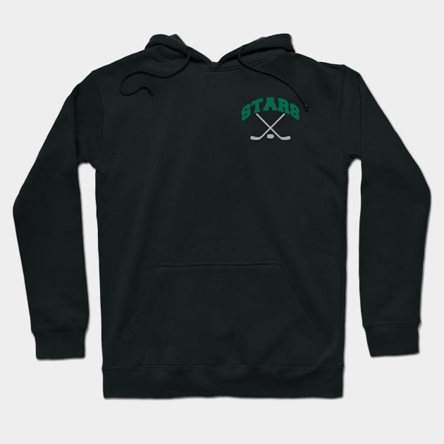 Stars Hockey Small Logo Hoodie by CovpaTees